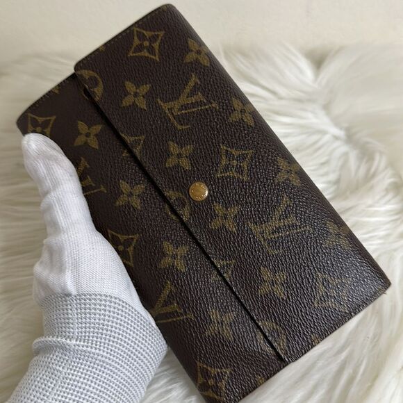 💯Authentic Louis Vuitton Monogram Trifold Long Wallet🍀 - Picture 10 of 14